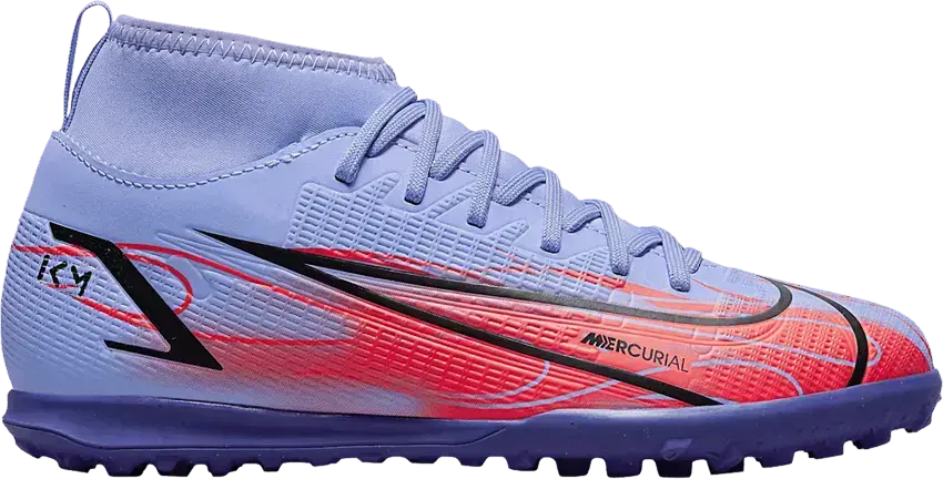  Nike Kylian Mbappé x Mercurial Superfly 8 Club TF GS &#039;Flames&#039;