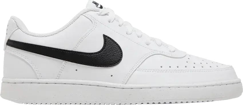  Nike Court Vision Low Next Nature White Black