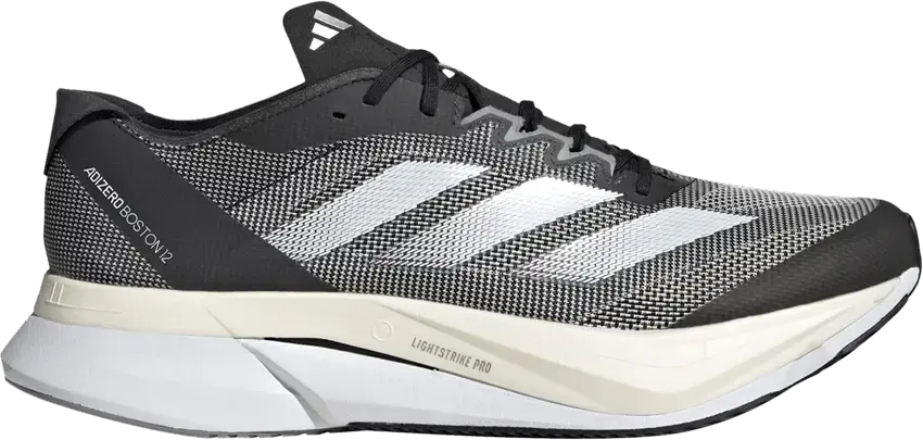 Adidas Adizero Boston 12 &#039;Black White&#039;