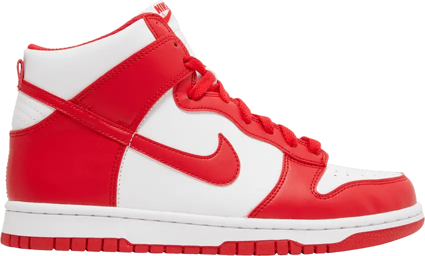  Nike Dunk High Championship White Red (GS)