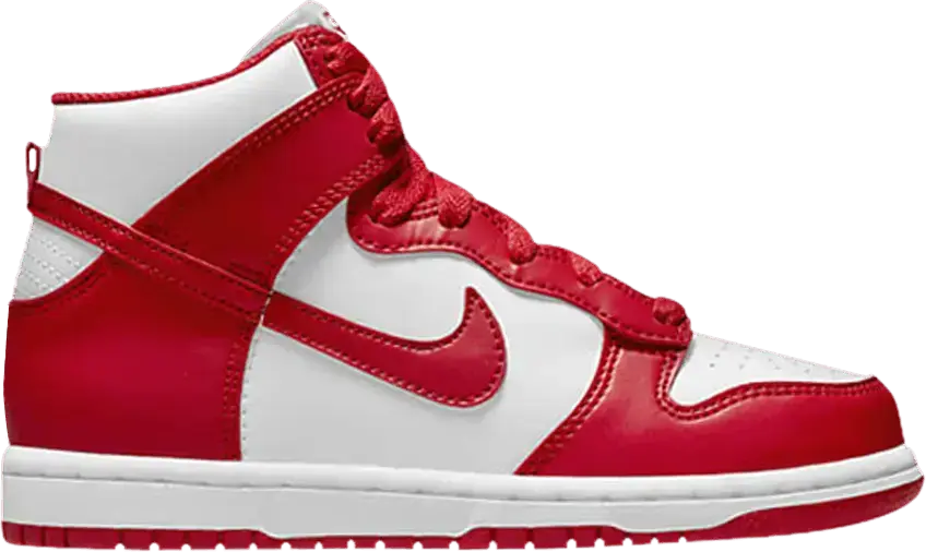  Nike Dunk High Championship White Red (PS)