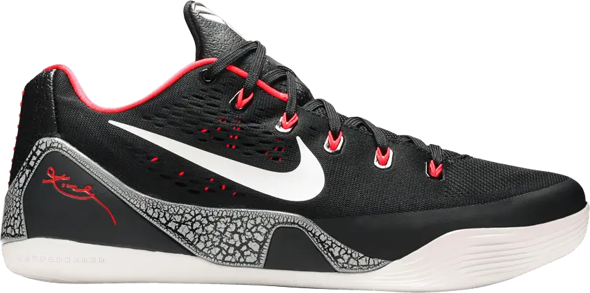  Nike Kobe 9 EM Low Laser Crimson