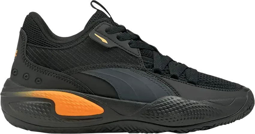  Puma Court Rider 2.0 Pop Jr &#039;Black Orange Glow&#039;