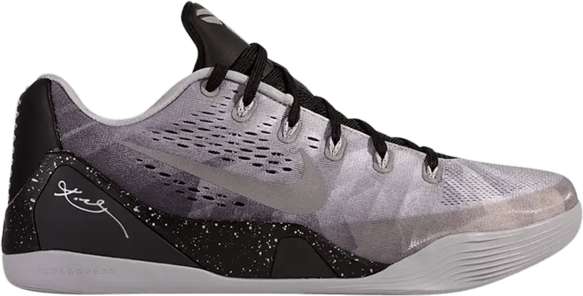  Nike Kobe 9 EM Low Metallic Silver