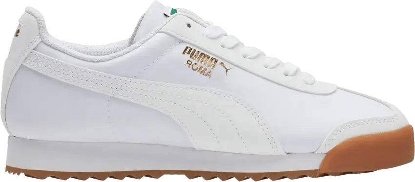  Puma Roma Basic Summer Big Kid &#039;White Gum&#039;