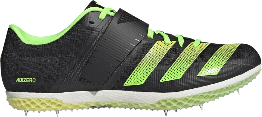  Adidas Adizero High Jump &#039;Black Solar Green&#039;