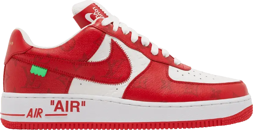  Nike Louis Vuitton x Air Force 1 Low &#039;White Comet Red&#039;