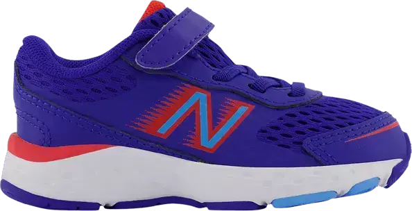  New Balance 680v6 Bungee Toddler X-Wide &#039;Blue Vibrant Sky&#039;