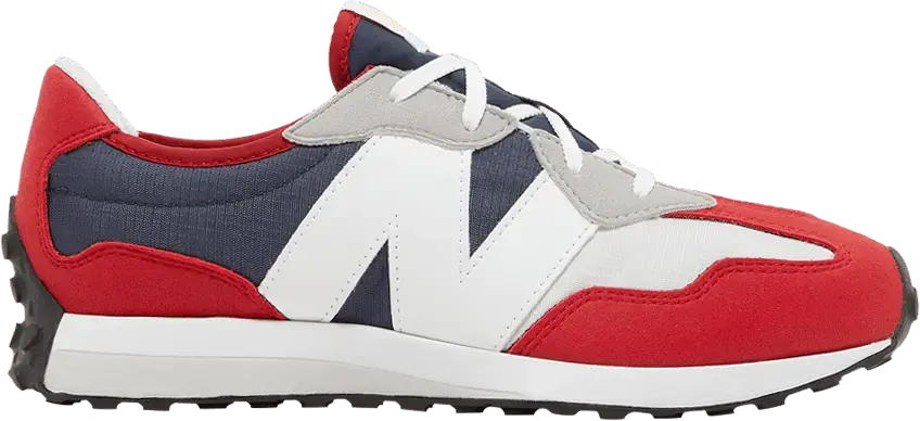  New Balance 327 Big Kid &#039;Team Red Natural Indigo&#039;