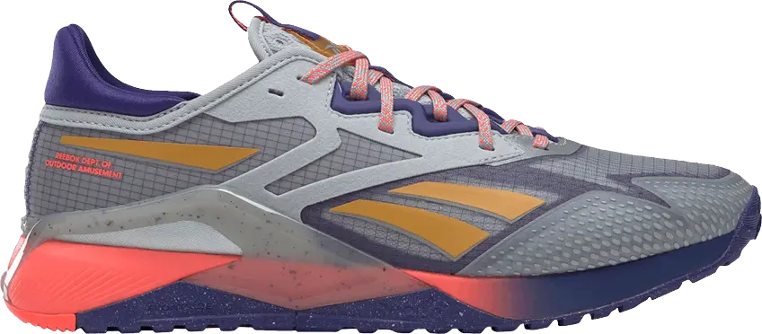  Reebok Nano X2 TR Adventure &#039;Grey Bold Purple&#039;