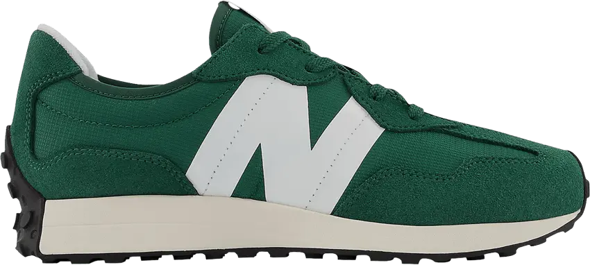  New Balance 327 Big Kid Wide &#039;Team Forest Green&#039;