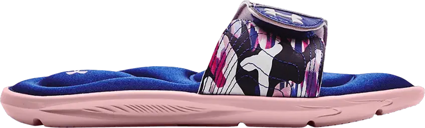  Under Armour Ignite 6 Graphic Strap Slide GS &#039;Prime Pink&#039;