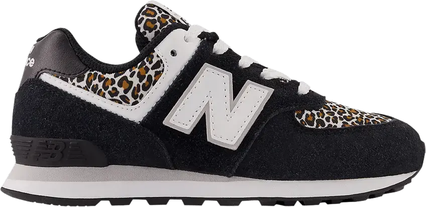  New Balance 574 Little Kid &#039;Leopard&#039;