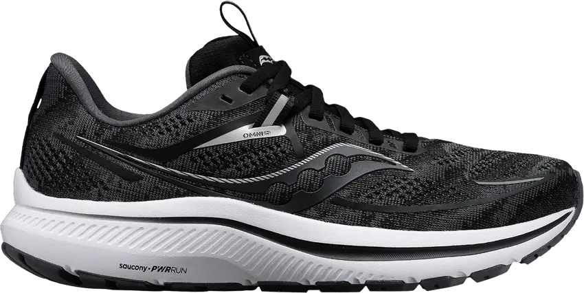  Saucony Omni 21 Wide &#039;Black White&#039;