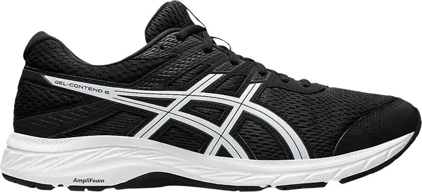  Asics Gel Contend 6 &#039;Black White&#039;