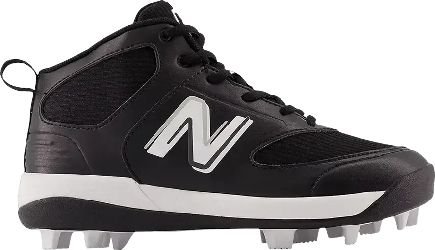  New Balance 3000v6 Big Kid Rubber Molded &#039;Black White&#039;