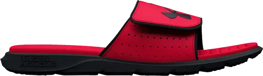  Under Armour Ignite 7 Slide GS &#039;Red Black&#039;