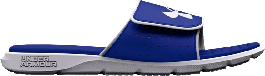  Under Armour Ignite 7 Slide GS &#039;Royal White&#039;