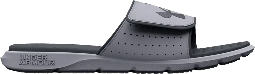  Under Armour Ignite 7 Slide GS &#039;Mod Grey&#039;