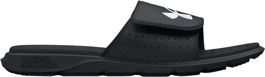  Under Armour Ignite 7 Slide GS &#039;Black White&#039;