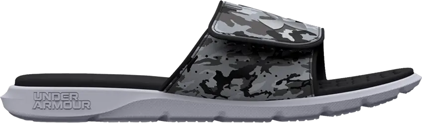  Under Armour Ignite 7 Graphic Strap Slide GS &#039;Mod Grey Camo&#039;