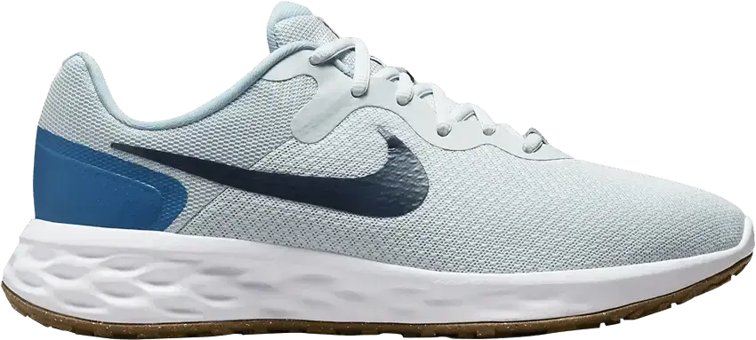  Nike Revolution 6 Extra Wide &#039;Pure Platinum Thunder Blue&#039;