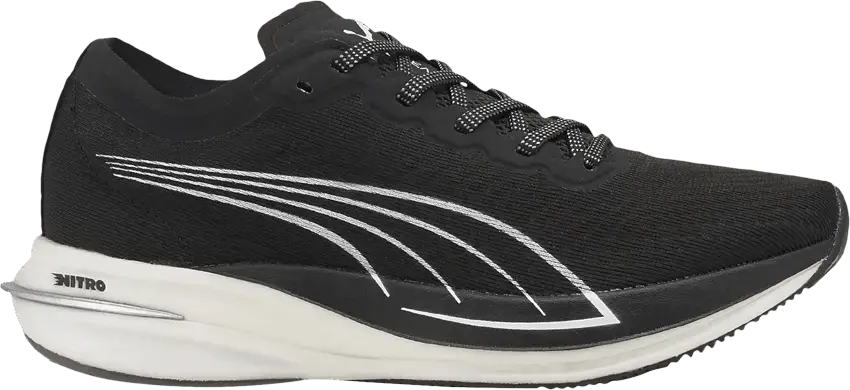  Puma Wmns Deviate Nitro &#039;Black White&#039;