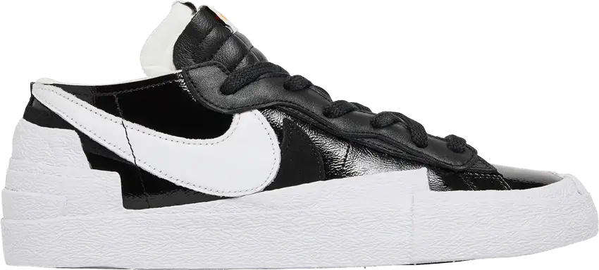  Nike Blazer Low Sacai Black Patent Leather