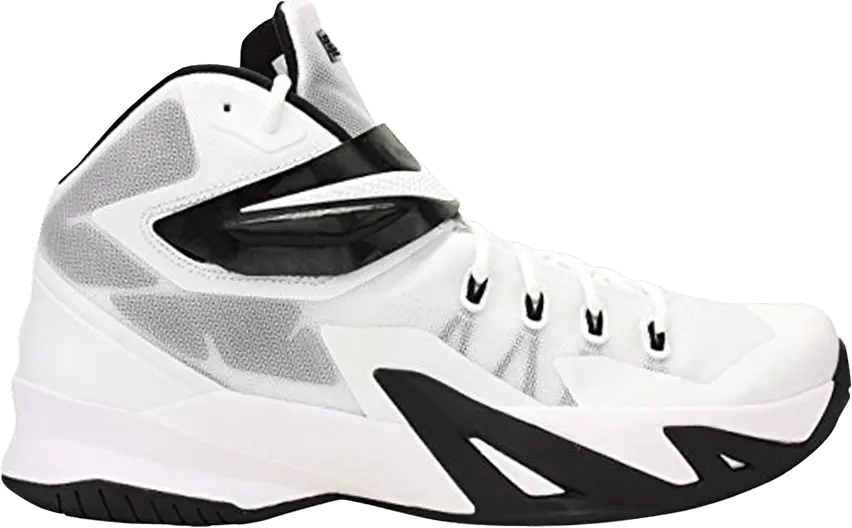  Nike LeBron Zoom Soldier 8 TB White Black