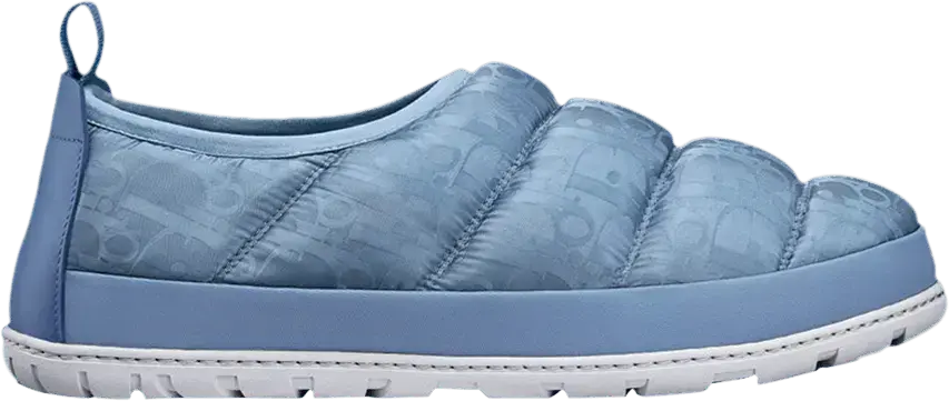  Dior Snow Slipper &#039;Quilted Dior Oblique - Slate Blue&#039;