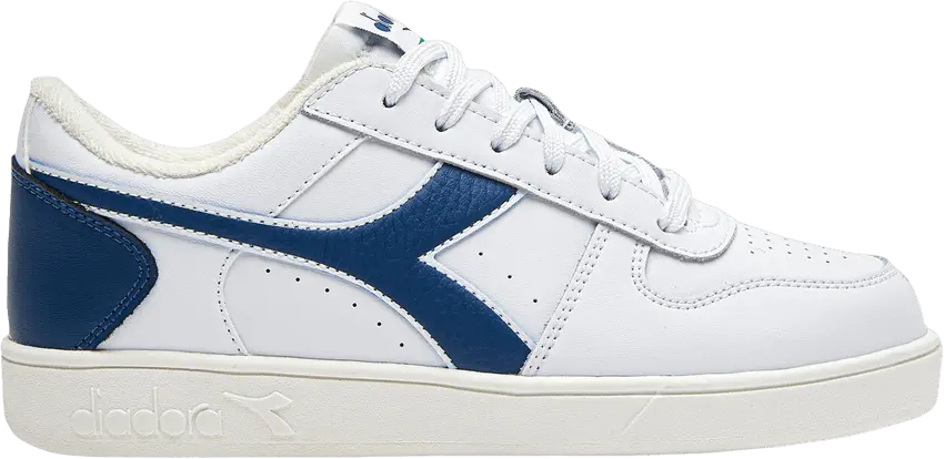  Diadora Magic Basket Low Big Kid &#039;White Poseidon&#039;