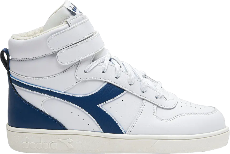  Diadora Magic Basket Mid Big Kid &#039;White Poseidon&#039;