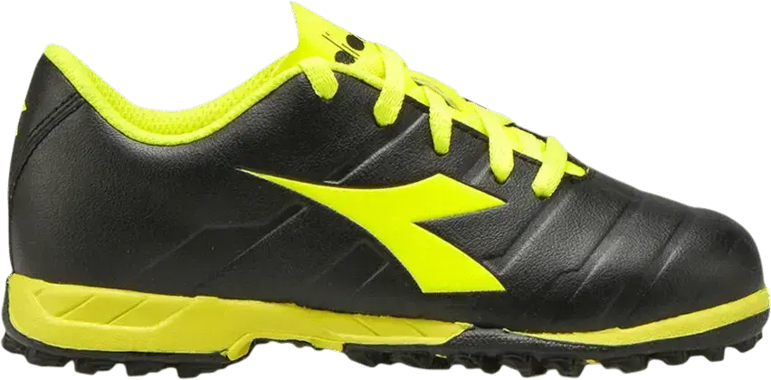  Diadora Pichichi 3 TF Kids &#039;Black Fluorescent Yellow&#039;