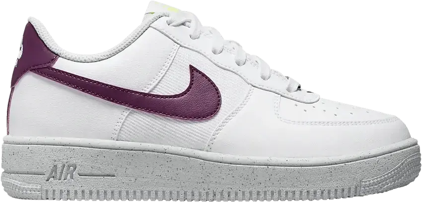 Nike Air Force 1 Low Crater Next Nature White Sangria (GS)