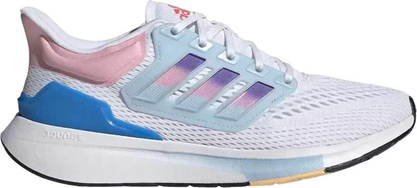  Adidas Wmns EQ21 Run &#039;White Semi Turbo&#039;