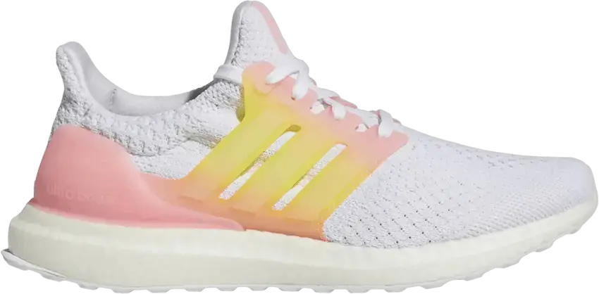  Adidas adidas Ultra Boost 5.0 DNA White Beam Pink (Women&#039;s)