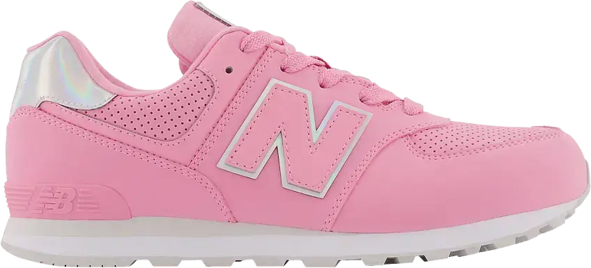  New Balance 574 Big Kid Wide &#039;Bubblegum&#039;