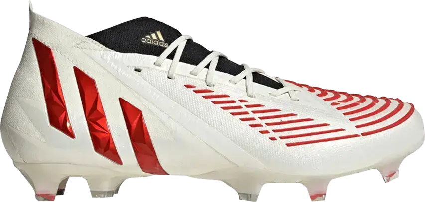  Adidas Predator Edge.1 FG &#039;Off White Vivid Red&#039;