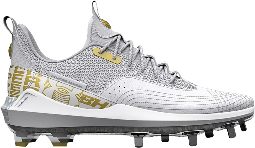  Under Armour Harper 7 Low ST &#039;White Metallic Gold&#039;