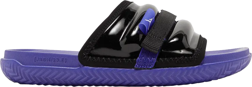  Jordan Super Play Slide &#039;Black Dark Concord&#039;