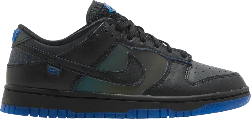  Nike Dunk Low Black Royal Iridescent (Women&#039;s)