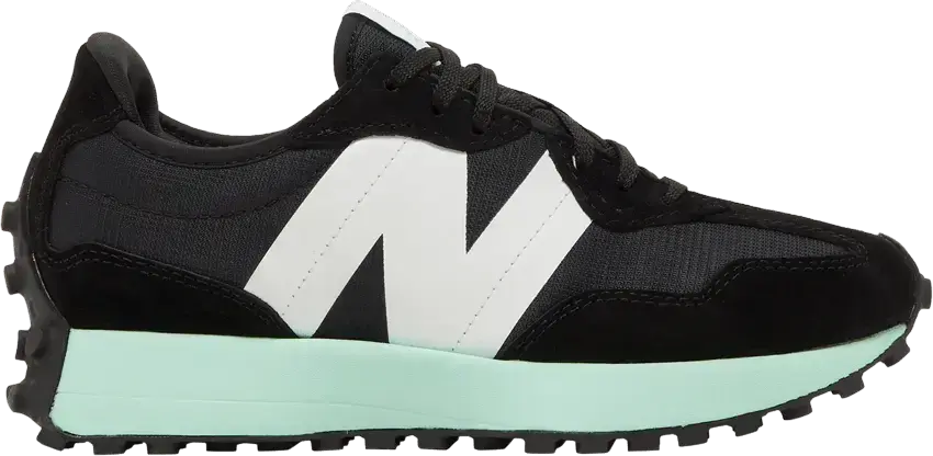  New Balance Wmns 327 &#039;Black Bright Mint&#039;