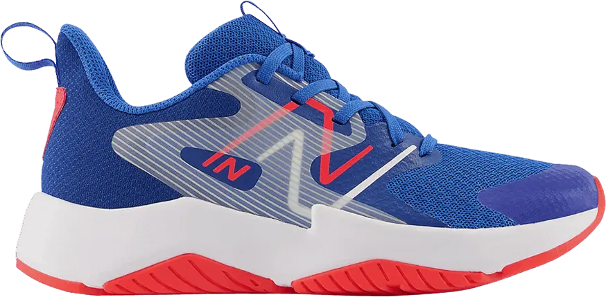  New Balance Rave Run v2 Big Kid X-Wide &#039;Blue Electric Red&#039;