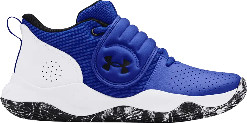  Under Armour Zone BB GS &#039;Royal White&#039;
