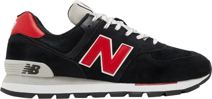  New Balance 574 Rugged &#039;Black Red&#039;