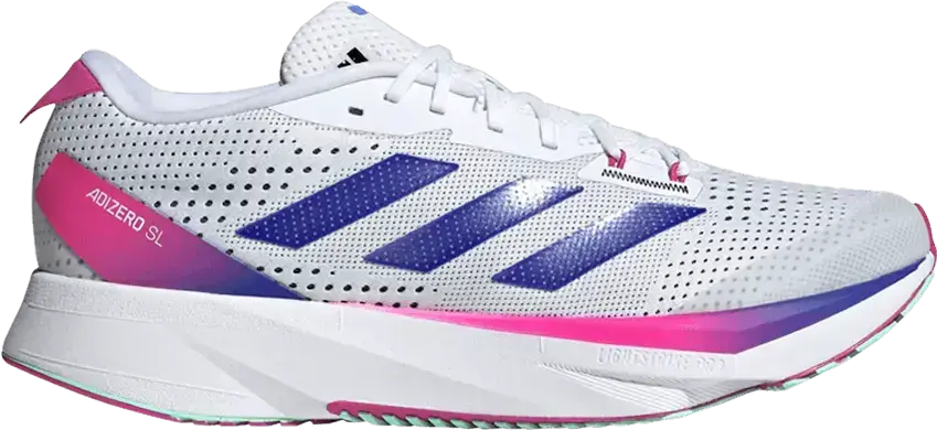  Adidas Adizero SL &#039;White Lucid Blue Fuchsia&#039;