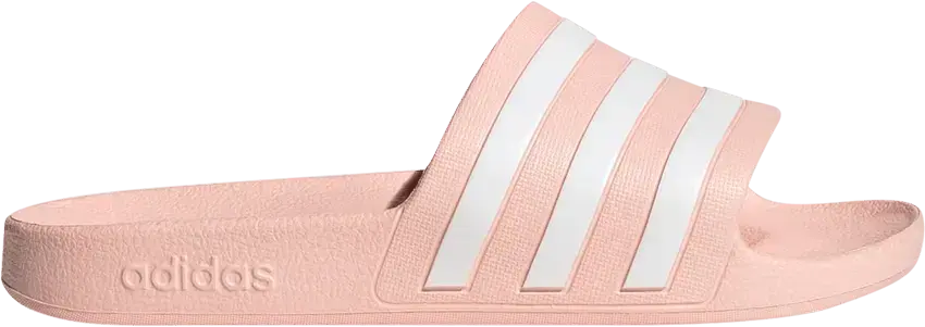  Adidas Wmns Adilette Aqua Slide &#039;Vapour Pink White&#039;