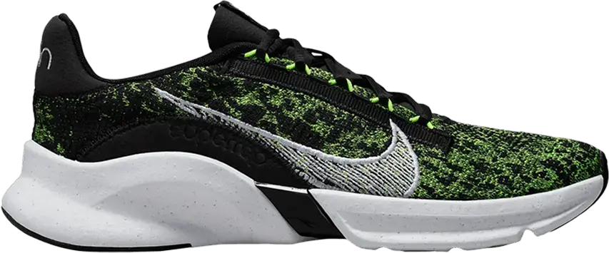 Nike SuperRep Go 3 Flyknit Next Nature &#039;Black Volt&#039;