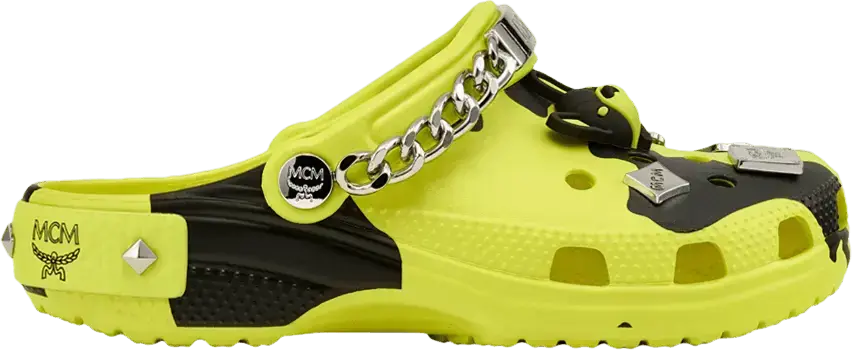  Crocs Classic Clog MCM Camoflauge Print Neon Yellow