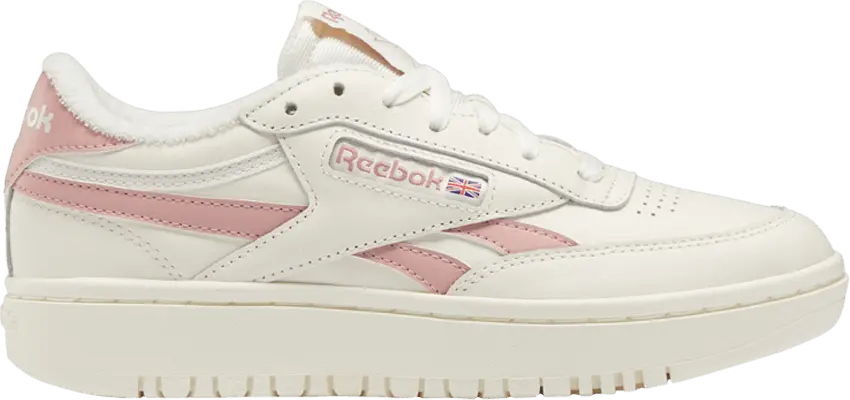  Reebok Wmns Club C Double &#039;Chalk Smokey Rose&#039;